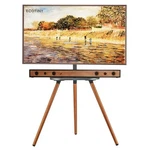 Ecotiny Tripod Easel Tv Stand For 43 To 65 Inch Lcd Oled Screen, HW1074BK. Fixed Price $98.13.