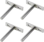 Antrader Floating Shelf Brackets, 3 Blind Supports Inch, Silver. Fixed Price $13.45.