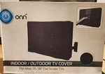 New Onn Indoor/outdoor Cover Fits Most 55" Flat Screen Tvs. Fixed Price $13.88.