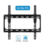 Affordable 32-55IN Tv Wall Mount Tilt Dual Arm Brackets. Fixed Price $69.99.