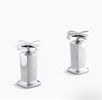 Kohler Margaux K-T16248-3-CP Valve Trim With Cross Handles For Deck-mount. Fixed Price $100.00.