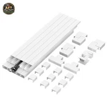 Mount-it! Tv Cord Hider Kit Paintable Cable Management, White. Fixed Price $48.99.