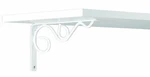 Knape & Vogt John Sterling Iron Daisy Style Decorative Shelf Bracket, White. Fixed Price $15.99.