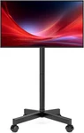 Hemudu Mobile Tv Stand 23-60" Rolling Cart Adjustable Vesa 400X400. Fixed Price $75.99.
