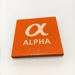 Sony Alpha Display Plate Stand Branded Orange Base W/ Wing Screws Camera Decor. Fixed Price $17.00.