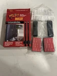 Quake Hold! Flat Screen Safety Straps 70" Black, 150 Lbs, Hidden, Easy Release. Fixed Price $8.99.