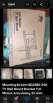 Mounting Dream Full Motion Tv Wall MD2380-24K Black 32-65" Bracket. Fixed Price $24.99.