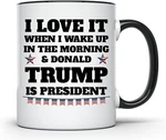 Donald Trump 2024 Ceramic Coffee Mug, 11 Oz. Cup Funny Gift. Fixed Price $15.95.