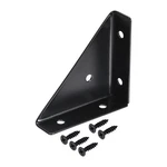 Uxcell 4PCS Angle Corner Brackets 66MM, Cold Rolled Steel Braces Black. Fixed Price $22.99.