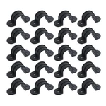 Kumgrot 20 Pcs Plastics Shaped Bracket Black 2-HOLE Pipe Clamp 0.98"/25MM. Fixed Price $10.02.