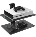 Perlesmith Floating Av Shelf Double Wall Mount - Holds Up To 16.5LBS Dvd. Fixed Price $20.00.
