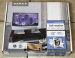 Sanus Simplicity 22" 55" 60 Lbs Full Motion Tv Wall Mount Black SMF218-B1 New. Fixed Price $33.00.