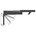 Morryde TV40-010H Slide-out And Flip Down Ceiling Mount, Black, 17. Fixed Price $210.21.