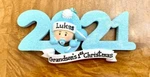 2021 Baby Boy's 1ST Christmas Personalized Ornament- Grandson, Newborn Gift. Fixed Price $14.99.