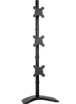 Triple Vertical Lcd Monitor Height Adjustable Desk Mount Stand For 3 Screens .... Fixed Price $104.27.