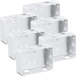 6 Pcs Blind Brackets 2 Inch Low Profile Box Mounting One Size, White. Fixed Price $18.84.