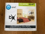 Onn 32 47" Full Motion Tv Wall Mount 77 Lbs Weight Capacity CT1-115 New. Fixed Price $15.99.
