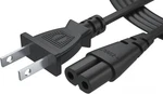 Ul Listed Pwr Long 6 Ft 2 Prong Ac Wall Cable Slot Power Cord.. Fixed Price $10.00.