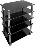 Mount-it! Tempered Glass Av Component Media Stand, Audio Tower Center. Fixed Price $226.99.