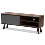 Baxton Studio Mallory Two-tone Walnut Brown Grey Finished Wood Tv Stand. Fixed Price $140.75.