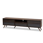 Baxton Studio Naoki Wood 60" Tv Stand In Gray Walnut. Fixed Price $263.17.