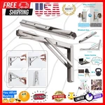 Clt 24'' Folding Shelf Brackets Max. Load 550 Lb, Heavy Duty Stainless Steel .... Fixed Price $66.39.