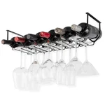 Wallniture Piccola Under Cabinet Wine Rack & Glasses Holder, Kitchen Organiza.... Fixed Price $62.95.
