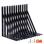 12PACK 14 Inch Heavy Duty Shelf Brackets Large Wall For Garage Storage. Fixed Price $59.68.