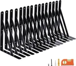 Neodrop 16-PACK 12 Inch Heavy Duty Shelf Brackets, Large Wall For Garage. Fixed Price $73.99.