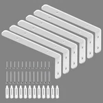Lsk 6PCS Bracket, 5" 2"(125 50MM) Shelf Support Max Load : 4. Fixed Price $18.42.