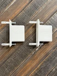 2-PACK Rubbermaid Wardrobe Closet Pantry Wall End Bracket New FG3D32LWWHT. Fixed Price $14.99.