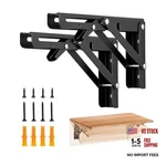 Joy Decor Heavy Duty Folding Shelf Brackets Pack (1 Pair) Collapsible 8 Inch 2. Fixed Price $24.70.