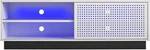 Ntense Glitch Gaming Stand For Up To 60", Wire Management. Fixed Price $79.99.