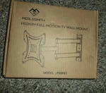 Perlesmith Full Motion Wall Mount Bracket For 13-42 Inch Tvs With Swivel & 16. Fixed Price $29.00.