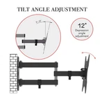26-50" Adjustable Wall Mount Bracket Rotatable Tv Stand TMX200 With Spirit Level. Fixed Price $23.99.