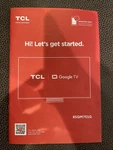 Original Tcl Google Tv Manual Model Number 85QM751G. Fixed Price $6.00.