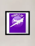 Purple Up B17 Flying Fortress WW2 Framed Wall Art Poster Canvas Print Picture. Fixed Price $47.02.