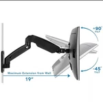 Mount-it! Height Adjustable Wall Arm For 13"-32" Monitors MI-765. Fixed Price $45.00.