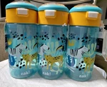 3 Zak! Leak-proof Antimicrobial Bpa-free Kids Water Bottle 18OZ Animal Theme. Fixed Price $20.00.