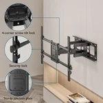 Bontec Full Motion Wall Mount 37 84 Swivel Tilt Vesa 600X400 132LBS CT135B. Fixed Price $47.03.