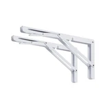 Clt 8" White Folding Shelf Brackets Max. Load 220 Lb Heavy Duty Diy Wall Moun.... Fixed Price $30.71.