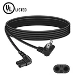 6FT 2-PRONG L-shaped Ac Power Cord For Samsung Tv UN70 UN75 UN65KS8000F Smart 4K. Fixed Price $12.99.