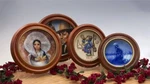 New Bards Solid Hard Wood Plate Frames With Satin Finish For Hanging On Walls. Fixed Price $62.99.