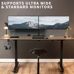 Vivo Full Motion Dual Vesa Monitor Desk Mount Double Arm Joint Screens Up 34". Fixed Price $49.99.