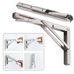 Clt 24'' Folding Shelf Brackets Max. Load 550 Lb, Heavy Duty Stainless Steel .... Fixed Price $55.76.