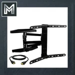 Megamounts Full Motion Wall Curved Tvs 32-70" W/ Hdmi. Fixed Price $105.99.
