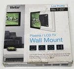 Vivitar Low Profile 7"- 22" Lcd Led Plasma Monitor Tv Wall Mount Bracket 100X100. Fixed Price $20.00.