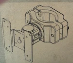 Pro-signal PSG02631B VESA75/100 Pole Mount Holder New. Fixed Price $50.00.