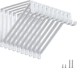 Home Master Hardware Heavy Duty Closet Shelf Rod Brackets 10 Pack, White. Fixed Price $68.66.
