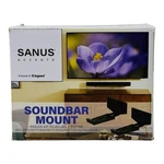 Sanus Soundbar Mount Black Holds Up To 20LBS. Fixed Price $8.54.
